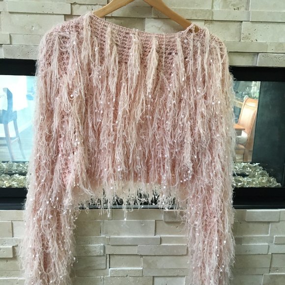 Cropped Lightweight Sweater Top - Picture 5 of 5